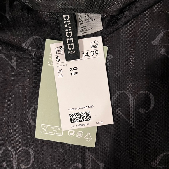 Divided See Through Top - Picture 2 of 2